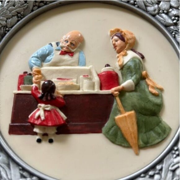 Sebastian Miniatures There Was A Time The Candy Store 6” Collectors Plate - Picture 2 of 4